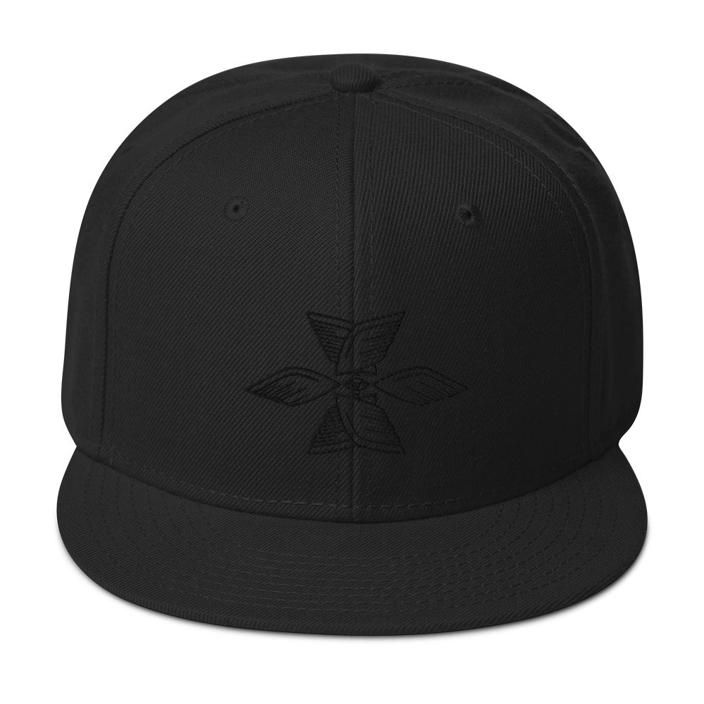 Seraphim Hat (Black on Black)