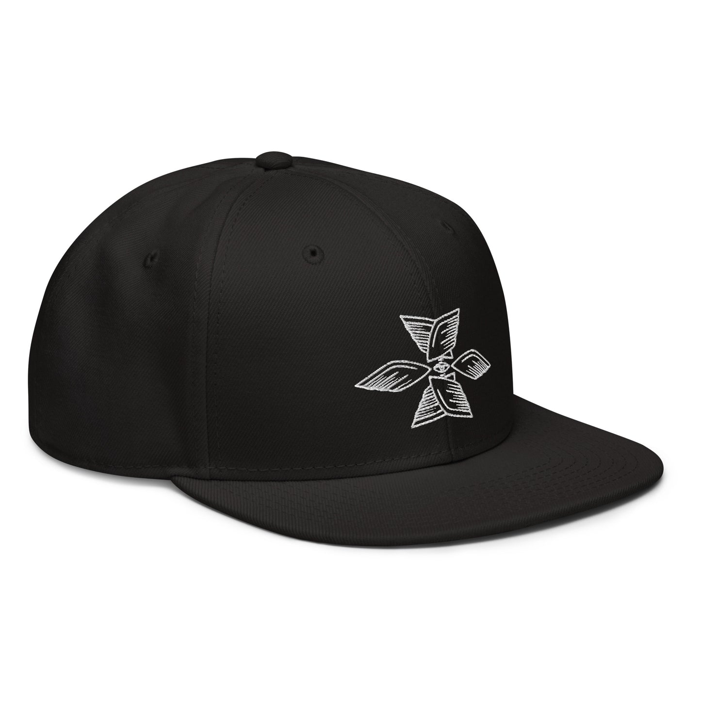 Seraphim Hat (Black on Black)