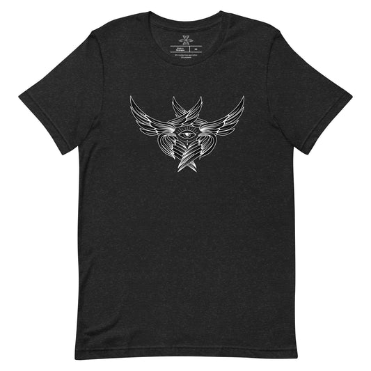 Black Print Seraphim T-Shirt